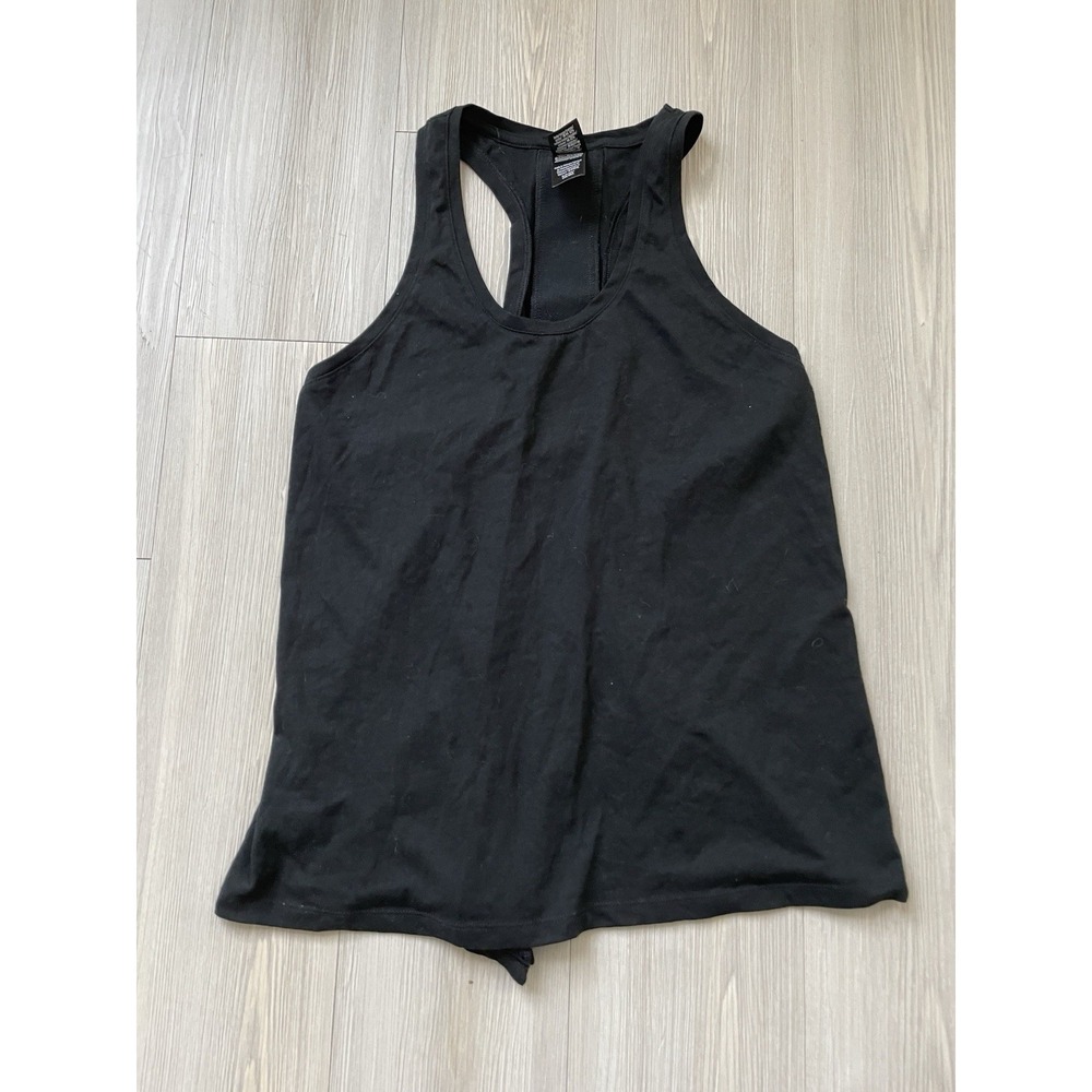 Victoria's Secret Women's Black Open Back Tank Top Size Small Exercise Fitness